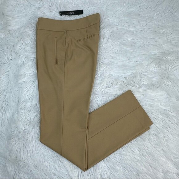 Tahari ASL Women’s NWT Camel Maxine Tapered Business Career Pants 2/W28/L29.75 - Picture 3 of 10